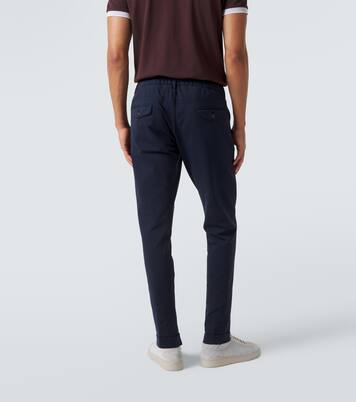 Cotton-blend slim pants | Eleventy