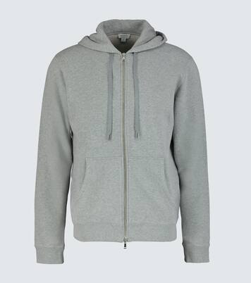 Kapuzenjacke aus Baumwolljersey | Sunspel
