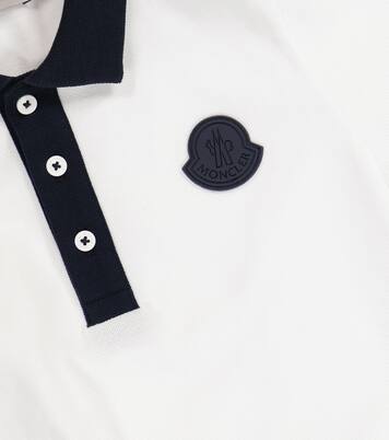 Cotton polo shirt and shorts set | Moncler Enfant