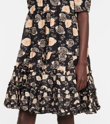 Mini-robe Cassian floral en coton mélangé | Ulla Johnson