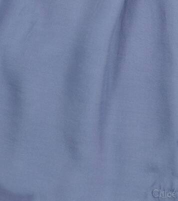 Floral-embroidered skirt | Chloé Kids