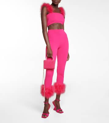 Verziertes Cropped-Top aus Strick | Magda Butrym