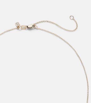 Collar Love de oro de 14 ct con zafiros | Sydney Evan