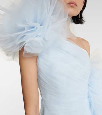 One-shoulder tulle minidress | Giambattista Valli