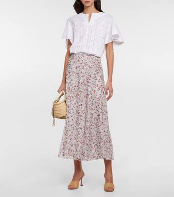 Bedruckter Midirock Drapy Softness | Dorothee Schumacher