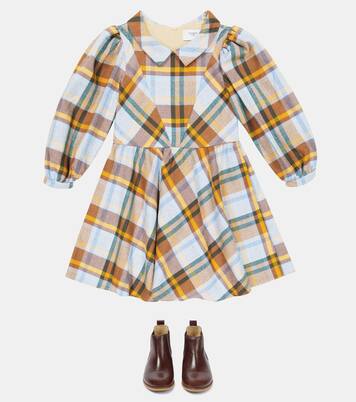 Checked cotton dress | Paade Mode