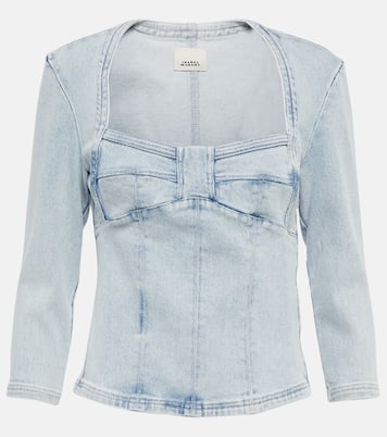 Top Vanio aus Denim | Isabel Marant
