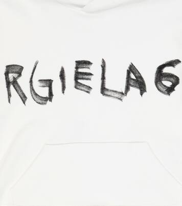 Sweat-shirt à capuche en coton à logo | MM6 Maison Margiela Kids