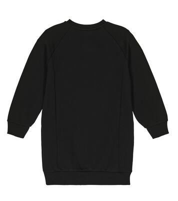 Embellished cotton jersey dress | Balmain Kids