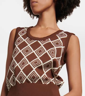 Jacquard vest | Tory Sport