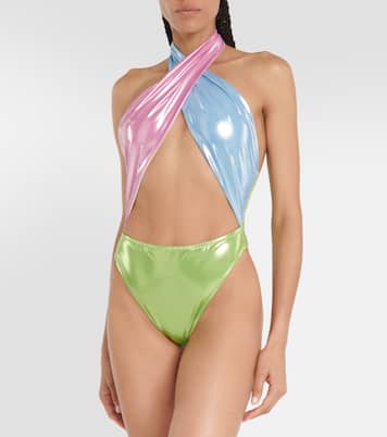 Badeanzug Italian Stallion aus Lamé | Reina Olga