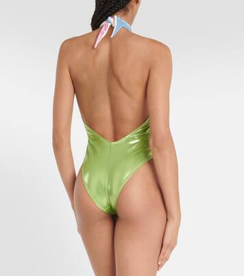 Badeanzug Italian Stallion aus Lamé | Reina Olga