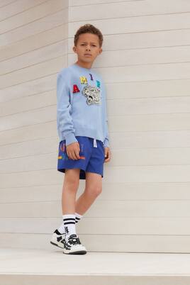 Tiger Varsity cotton sweater | Amiri Kids