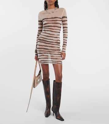 x KNWLS striped minidress    | Jean Paul Gaultier