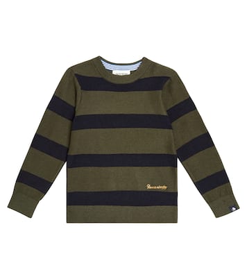Pull rayé en coton et laine | Scotch & Soda Kids