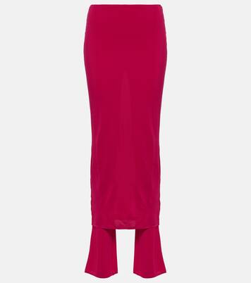 High-rise jersey skirt pants | Alaïa