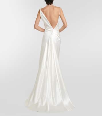 Bridal Minerva silk satin gown | Vivienne Westwood