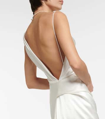 Bridal Minerva silk satin gown | Vivienne Westwood