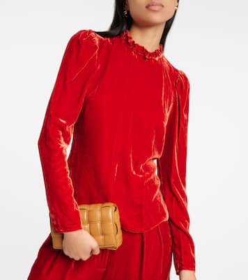 Bluse Mariene aus Samt | Ulla Johnson