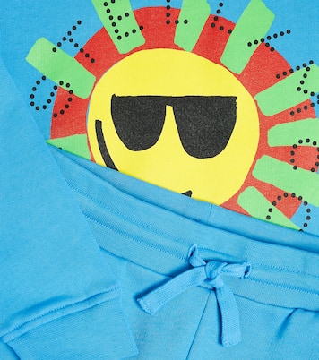 Set de sudadera y shorts de algodón | Stella McCartney Kids
