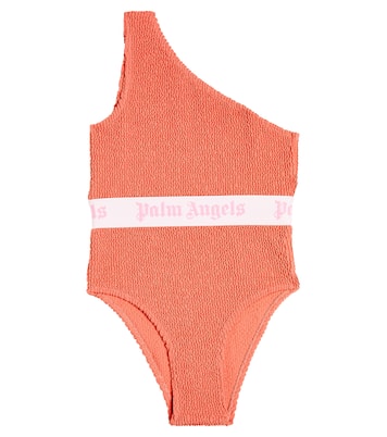 Logo one-shoulder swimsuit | Palm Angels Kids