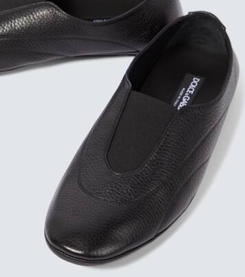 Slip-Ons aus Leder | Dolce&Gabbana