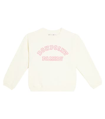 Fleurette cotton jersey sweatshirt | Bonpoint