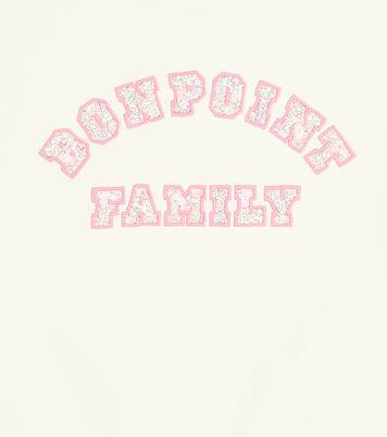 Fleurette cotton jersey sweatshirt | Bonpoint