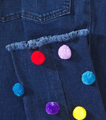 Jeans regular con pompon | Stella McCartney Kids