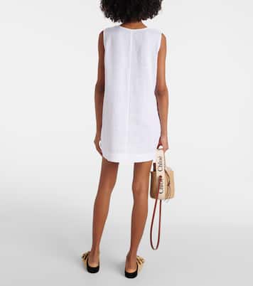Derya linen minidress | Asceno