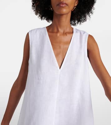 Derya linen minidress | Asceno