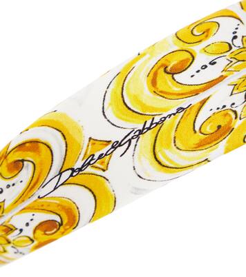 Printed silk headband | Dolce&Gabbana Kids