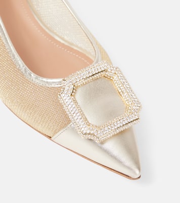 Lina crystal-embellished ballet flats | Malone Souliers