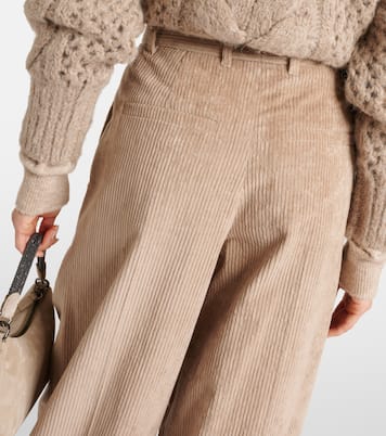 Weite Hose aus Baumwoll-Cord | Brunello Cucinelli