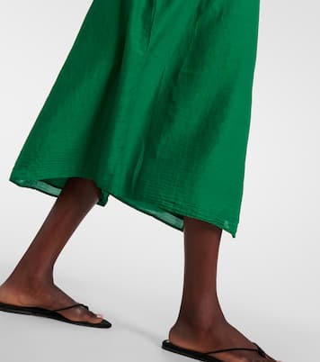 Robe chemise Marla en coton et soie | Velvet