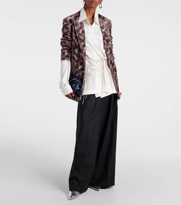 Pantalon ample en laine | Dries Van Noten
