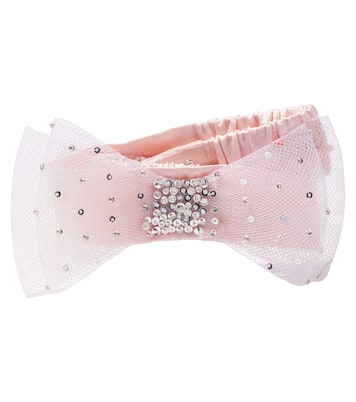 Soni embellished bow-detail satin belt  | Tutu Du Monde