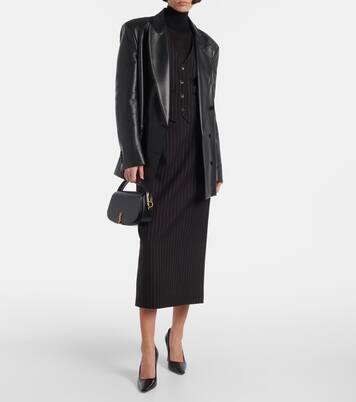 Pinstripe wool vest  | Wardrobe.NYC