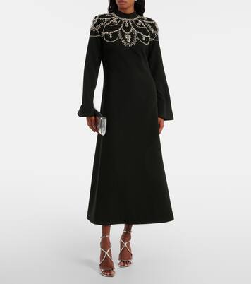 Robe midi Odetta à ornements | Simkhai