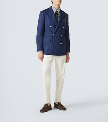 Double-breasted cashmere blazer | Dunhill
