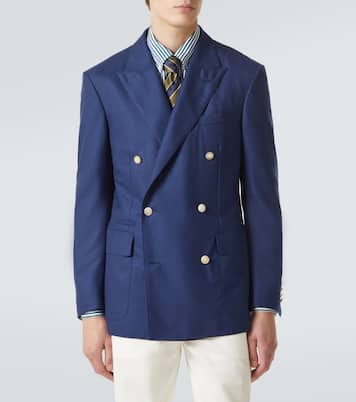 Double-breasted cashmere blazer | Dunhill
