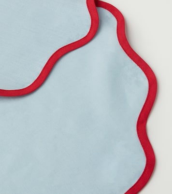 Rainbow Celeste Cloud set of 2 placemats | La DoubleJ