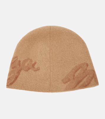 Logo wool and cashmere beanie | Balenciaga