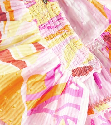 Gonna Ariane in cotone con stampa | Poupette St Barth Kids