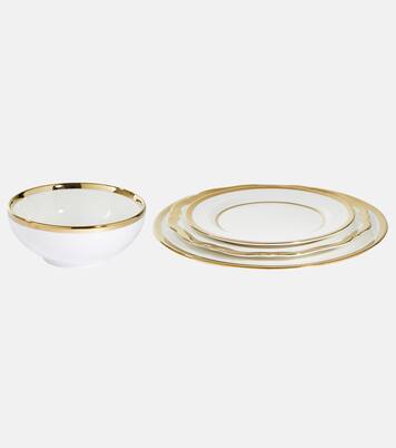 Golden Finds plates and bowl set by Jan Wolleswinkel | Polspotten