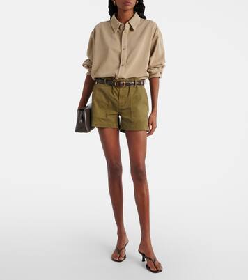 Cotton twill shorts  | Nili Lotan