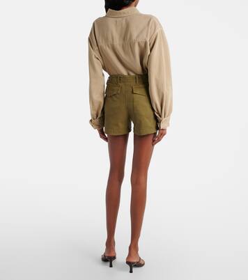 Cotton twill shorts  | Nili Lotan