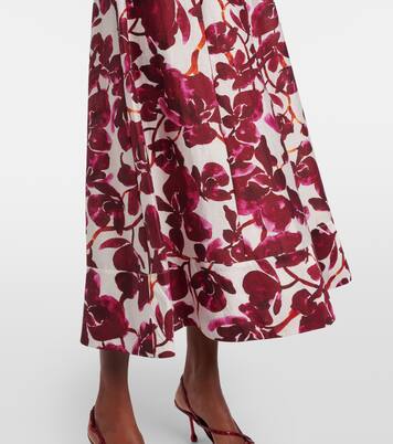 Robe midi Nerissa à fleurs | Rebecca Vallance