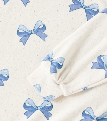 Felpa Itty in misto cotone con fiocco | Konges Sløjd