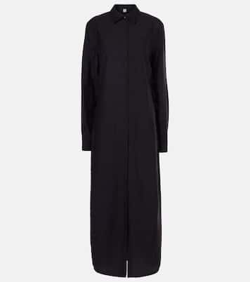 Vestido camisero de mezcla de seda | Toteme